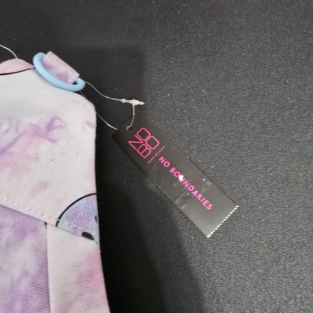 New No Boundaries Smiley Face Tie-Dye Sling Bag